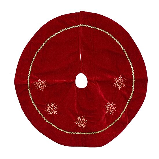 Northlight 24in Snowflakes Indoor Tree Skirt