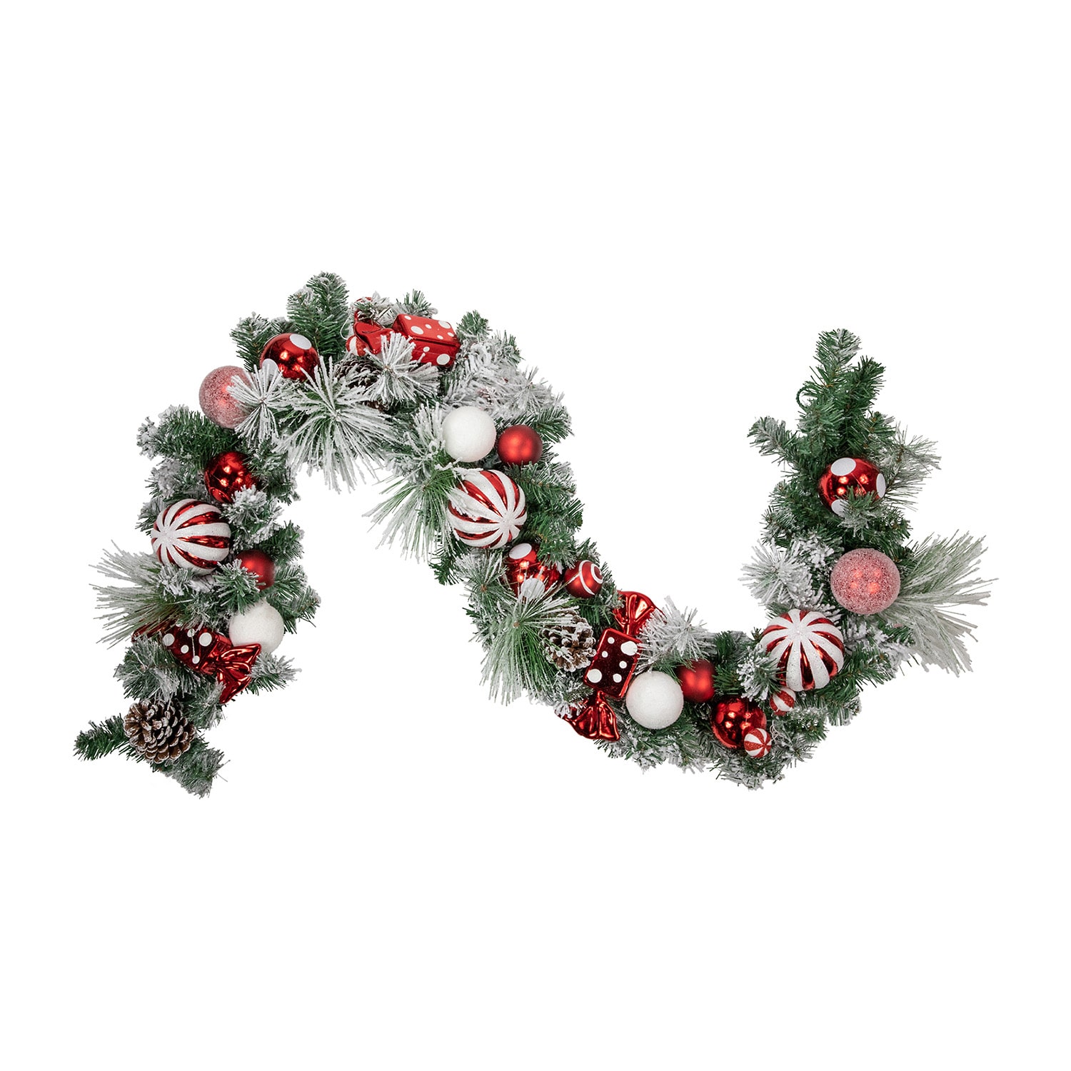 Northlight Flocked Pine Christmas Indoor Garland