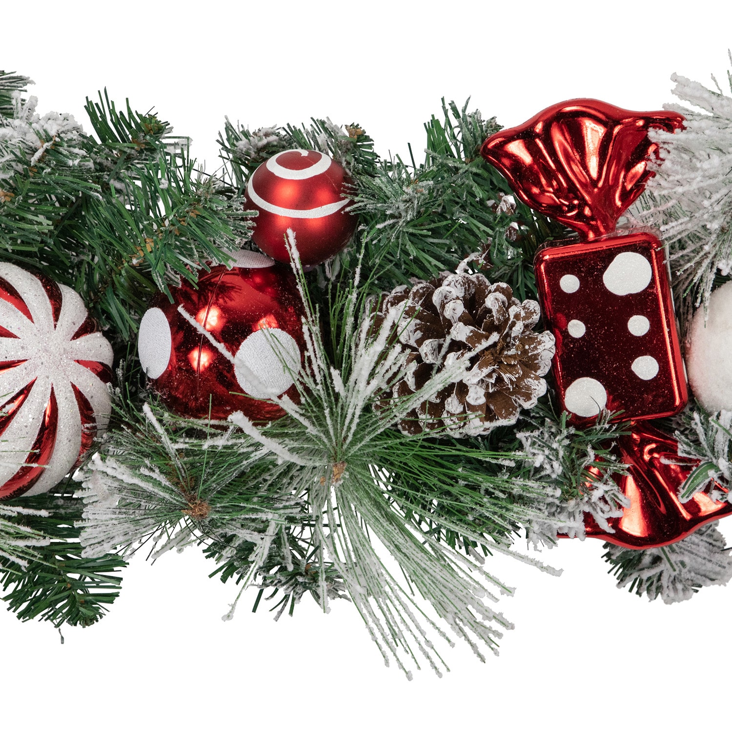 Northlight Flocked Pine Christmas Indoor Garland