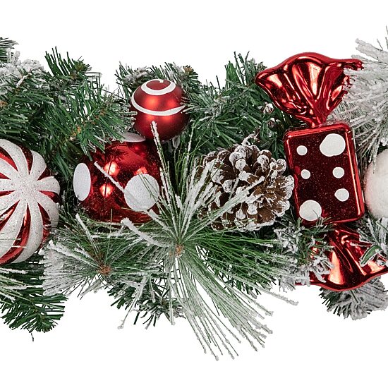 Northlight Flocked Pine Christmas Indoor Garland
