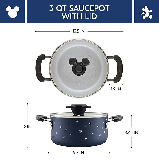 Farberware Disney Bon Voyage Ceramic 3-qt. Saucepot