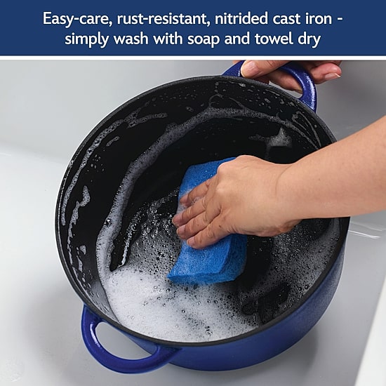 Farberware Disney Bon Voyage Pre-Seasoned Cast Iron 4.5-qt. Dutch Oven