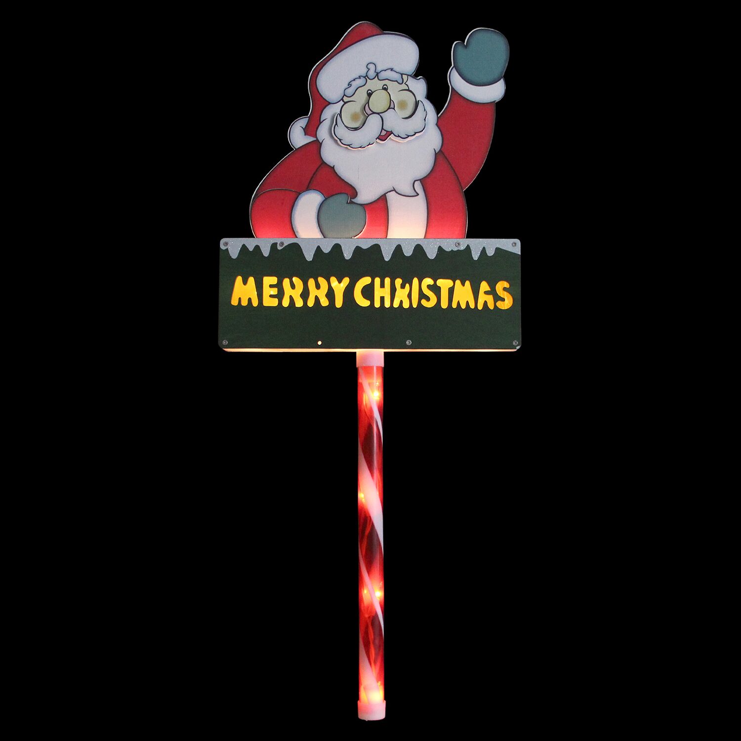 Northlight Prelit Santa Claus Lawn Stake Christmas Yard Art