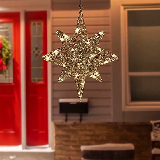 Northlight Led Hanging Bethlehem Star Christmas Yard Art
