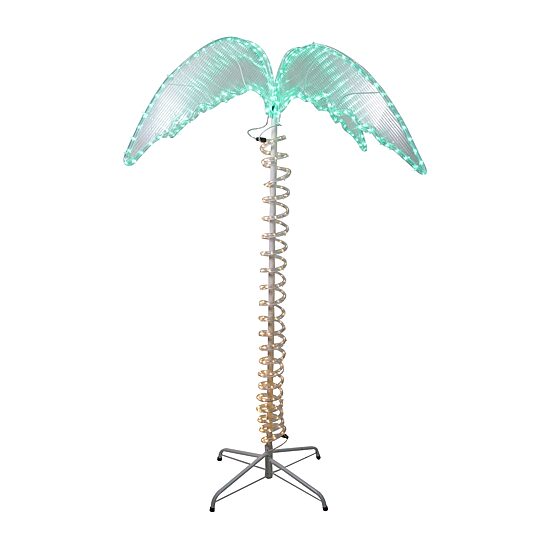 Northlight Led Palm Tree Rope Light Christmas Yard Art