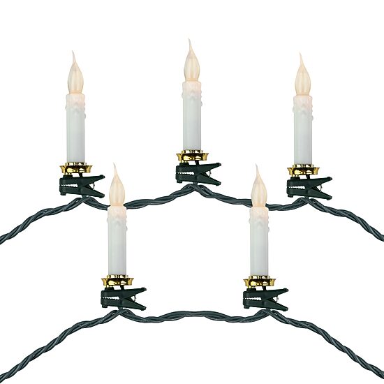 Northlight Flickering Led Clip On Lights Lighted Christmas Ornament