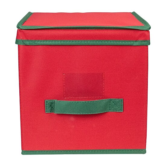 Northlight Red And Green Single Compartment Ornament Storage
