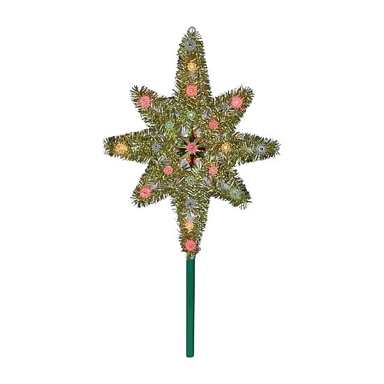 Northlight Lighted Gold Star Bethlehem Christmas Tree Topper