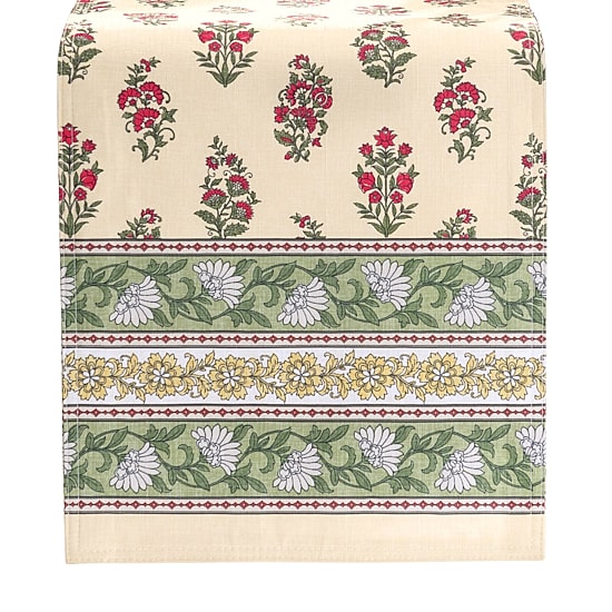 Elrene Home Fashions Nomad Harvest Block Print Table Runner