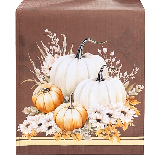 Elrene Home Fashions Wheatland Harvest Fall Table Runner