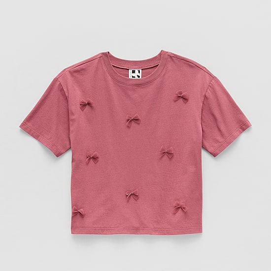 Self Esteem Big Kid Girls Round Neck Short Sleeve T-Shirt