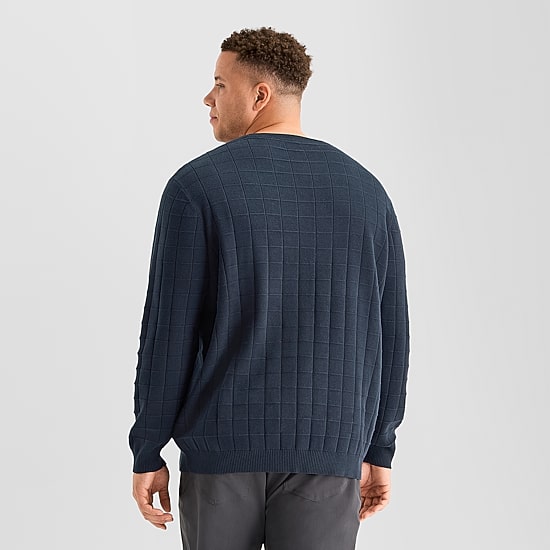 Stylus Big and Tall Mens Crew Neck Long Sleeve Pullover Sweater