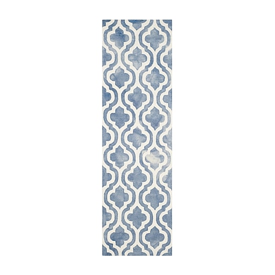 Safavieh Dip Dye Collection Elfrida Geometric Runner Rug