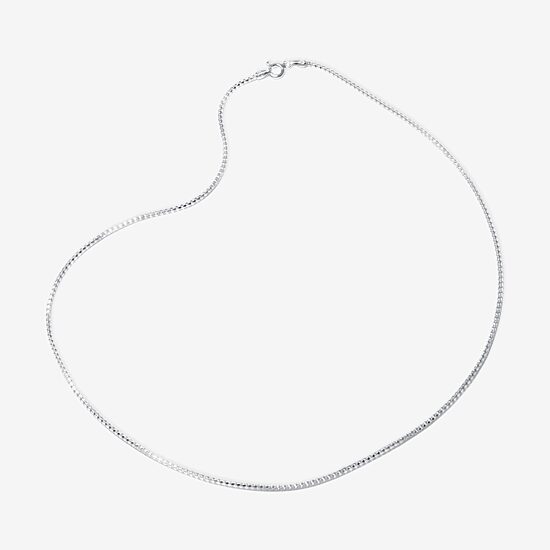 Silver Treasures Made in Italy Sterling Silver 16-30" Diamond-Cut Popcorn Chain