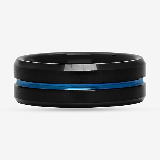 Mens 8MM Tungsten Wedding Band