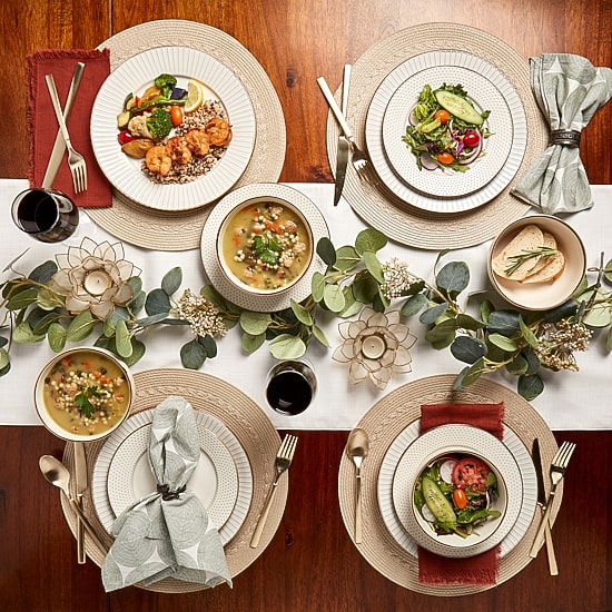 Gallery Monroe 12-pc. Stoneware Dinnerware Set