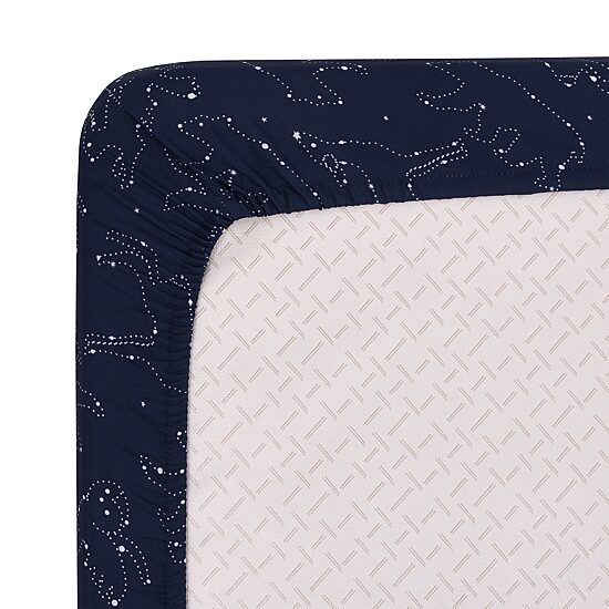 Nojo Super Soft Animal Constellation Crib Sheet