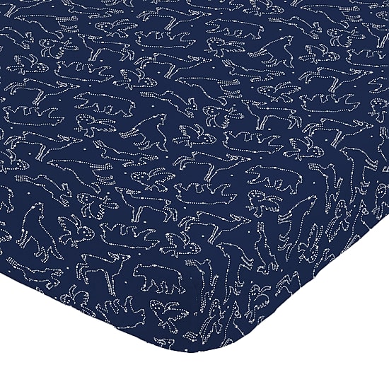 Nojo Animal Constellation Mini Crib Sheet