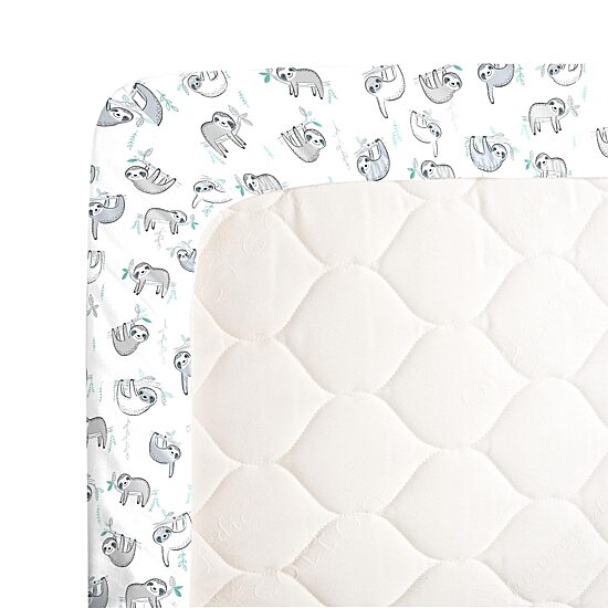 Nojo Super Soft Sloth Crib Sheet