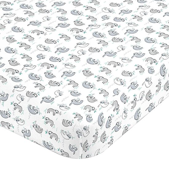 Nojo Super Soft Sloth Crib Sheet