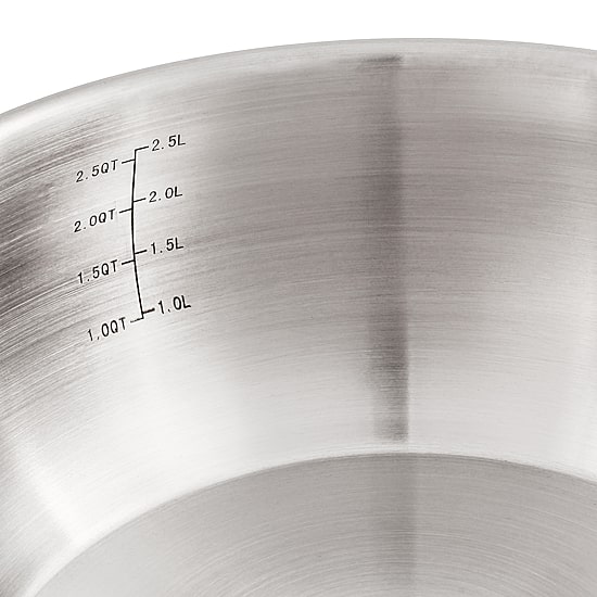 BergHOFF Belly Shape 18/10 Stainless Steel 3.2-qt. Sauce Pan