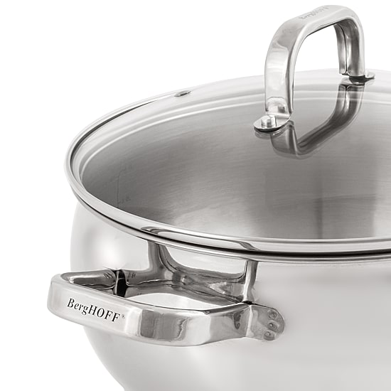 BergHOFF Belly Shape 18/10 Stainless Steel 3-pc. Steamer Set