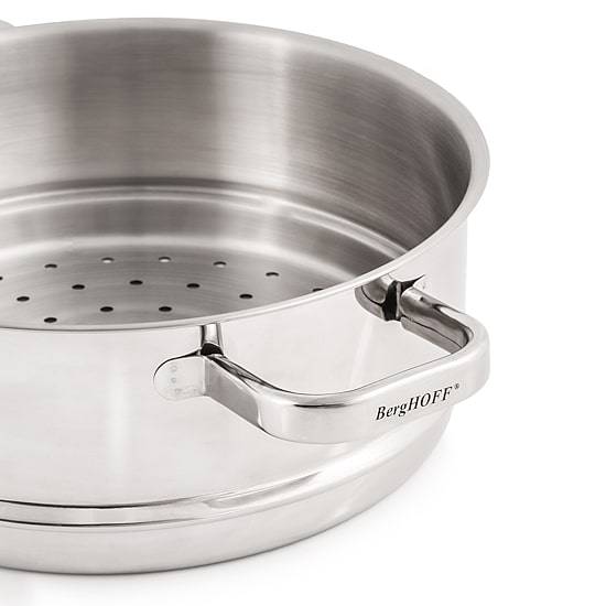 BergHOFF Belly Shape 18/10 Stainless Steel 3-pc. Steamer Set