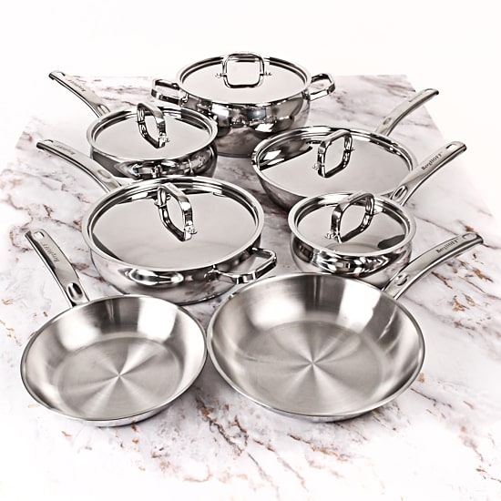 BergHOFF Belly Shape 18/10 Stainless Steel 12-pc. Cookware Set
