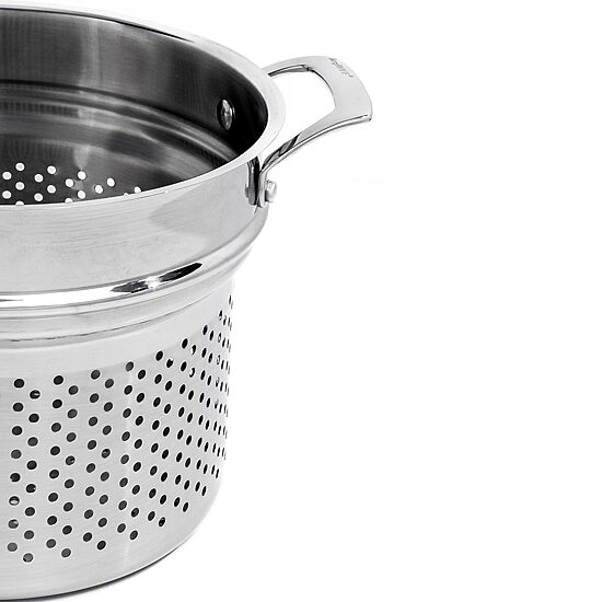 BergHOFF Pro 18/10 Tri-Ply Stainless Steel Steamer 9.5" Strainer