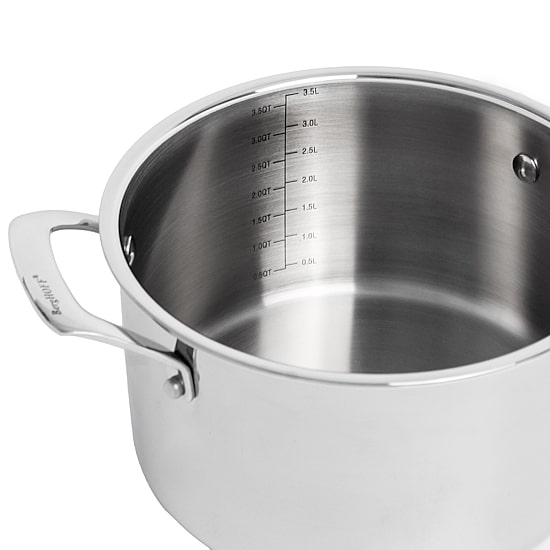 BergHOFF 18/10 Stainless Steel Tri-Ply 4-qt. Stockpot with Lid