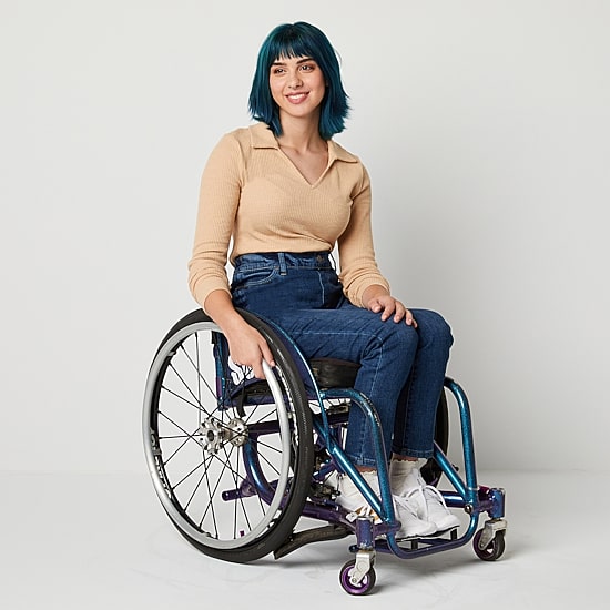 A.N.A Womens High Rise Adaptive "Seated" Skinny Jean
