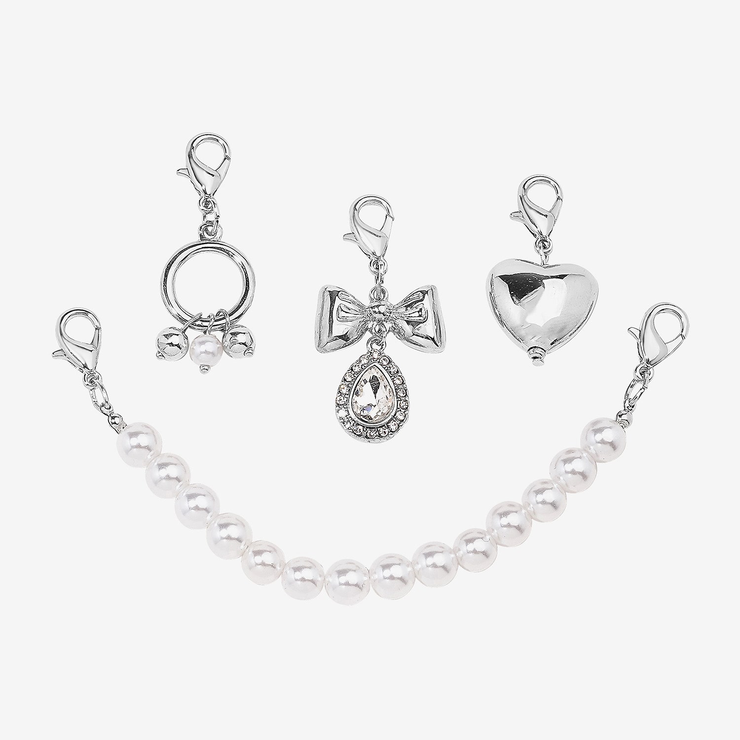 Bijoux Bar Heart Valentines Day Shoe Charm