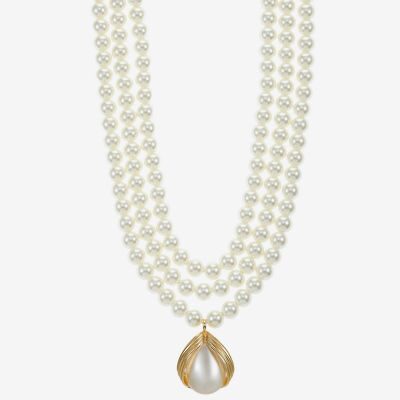 Bijoux Bar Womens 16 Inch Strand Necklace