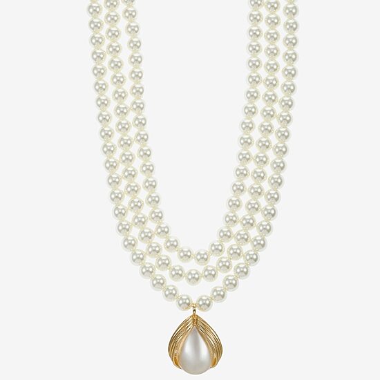 Bijoux Bar Womens 16 Inch Strand Necklace