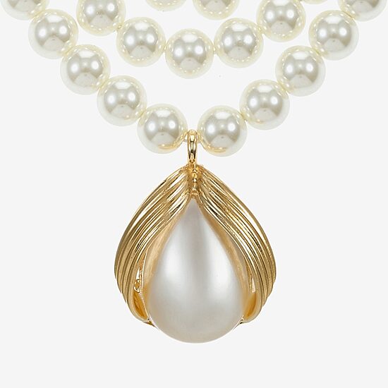 Bijoux Bar Womens 16 Inch Strand Necklace