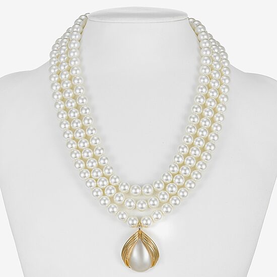 Bijoux Bar Womens 16 Inch Strand Necklace