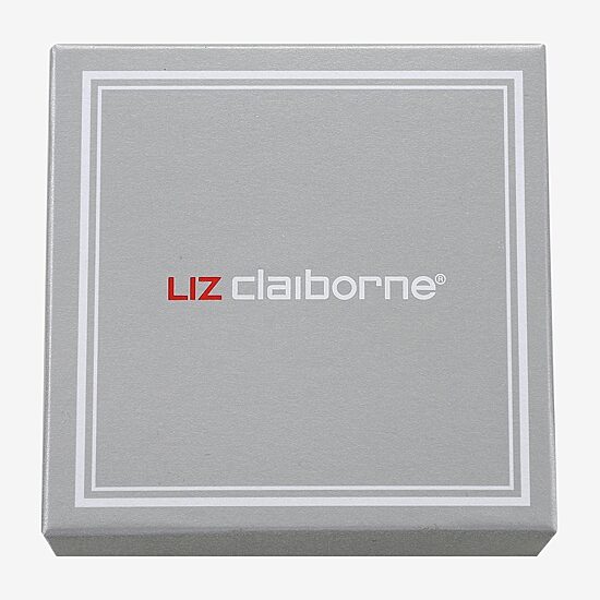 Liz Claiborne Gold Tone Charm Multi Strand Necklace & Linear Earring Womens Simulated Pearl 2-pc. Jewelry Set
