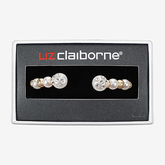Liz Claiborne Gold Tone Womens Cuff Bracelet