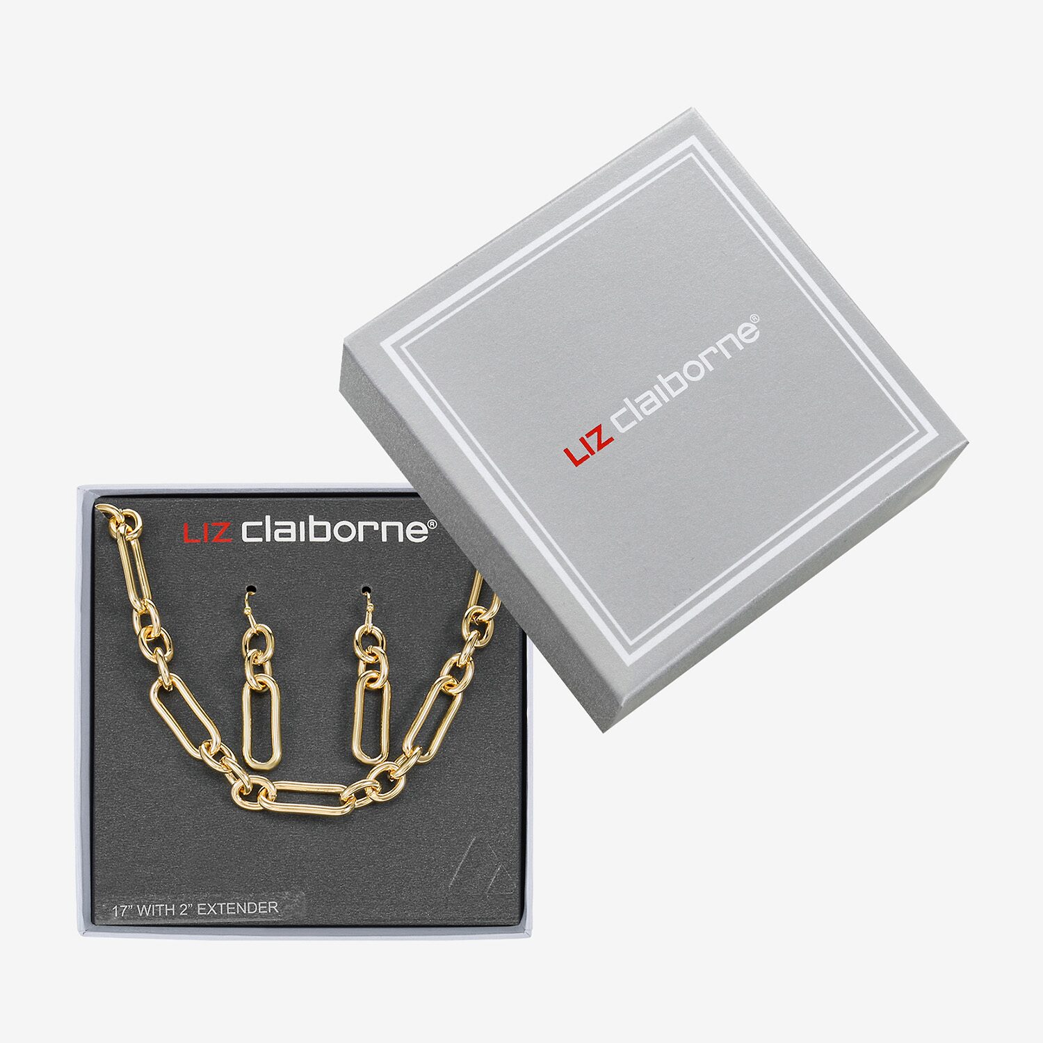 Liz Claiborne Collar Necklace & Drop Earring Womens 2-pc. Jewelry Set
