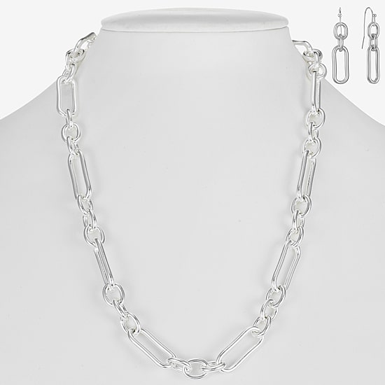Liz Claiborne Collar Necklace & Drop Earring Womens 2-pc. Jewelry Set