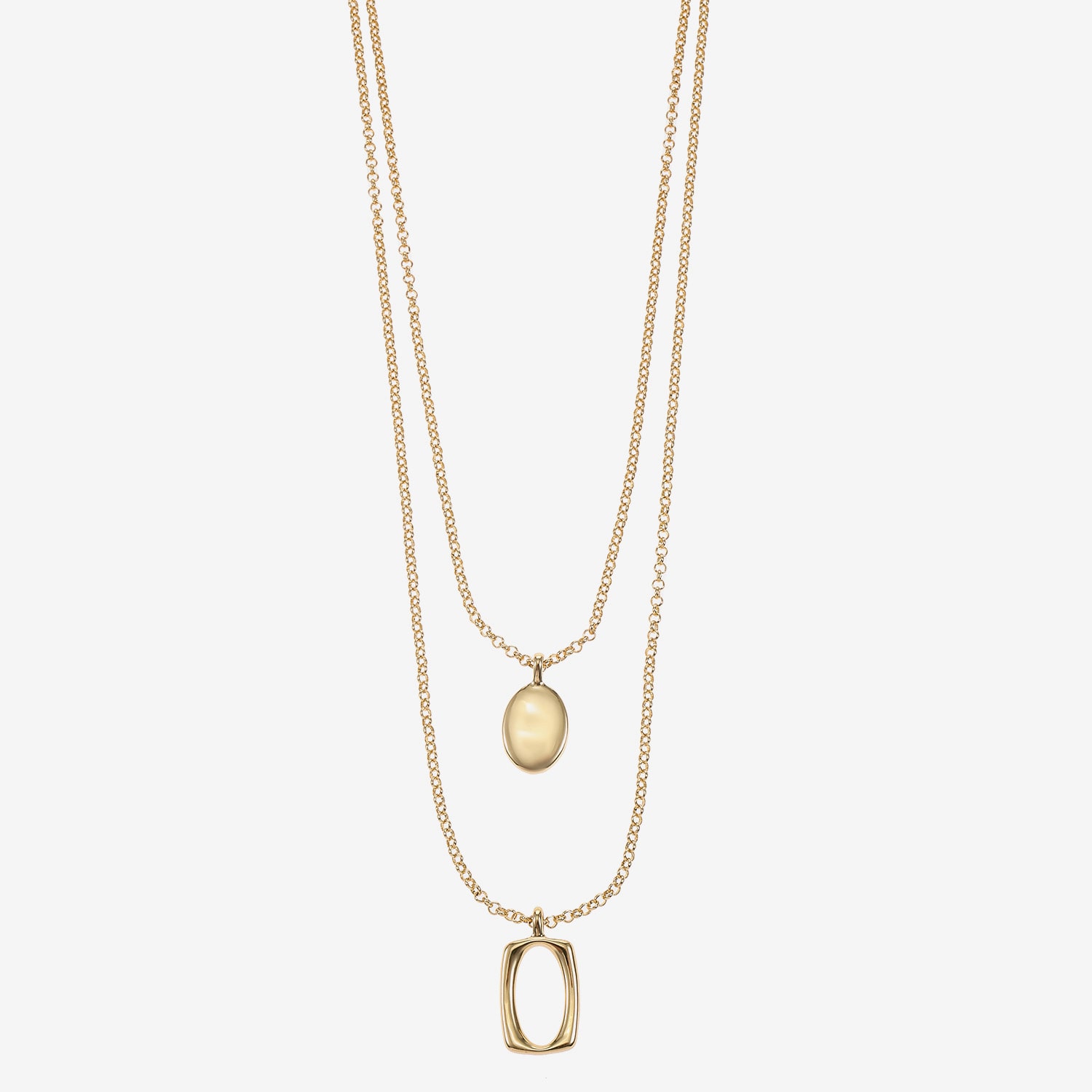 Liz Claiborne Layered Womens 18 Inch Strand Necklace