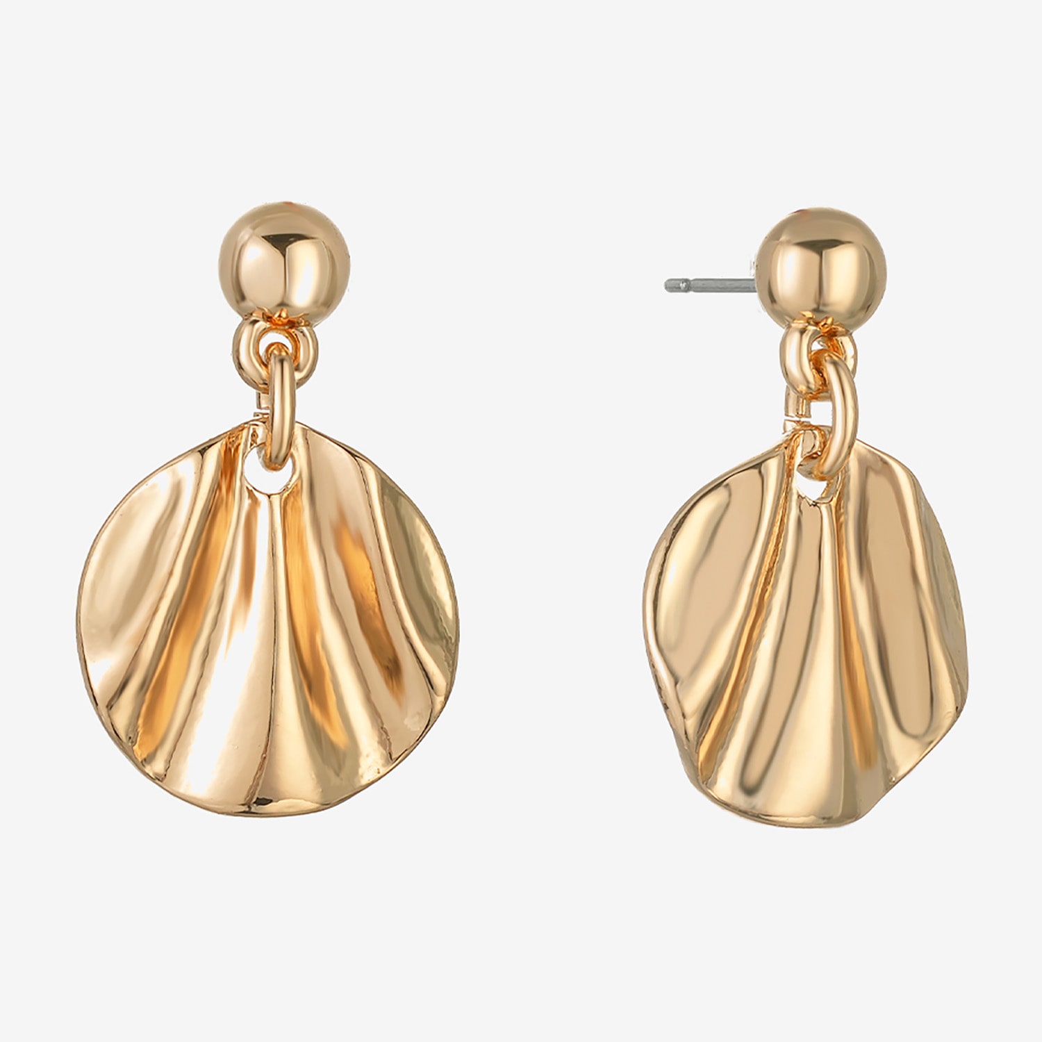Liz Claiborne Textured Double Womens Drop Earrings