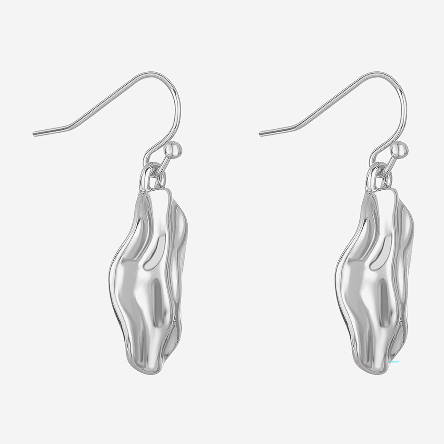 Liz Claiborne Textured Womens Oval Drop Earrings