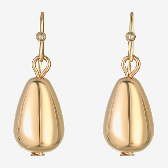 Liz Claiborne Beaded Womens Drop Earrings