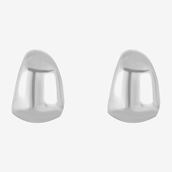 Liz Claiborne Huggie Womens 16.6mm Hypoallergenic Hoop Earrings
