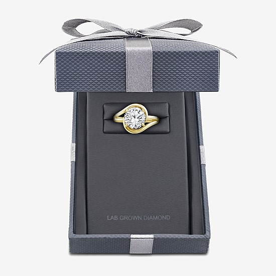 Grown Gorgeous F, Vs2 Womens 3 CT. T.W. Lab Grown White Diamond 14K Gold or Platinum Round Engagement Ring