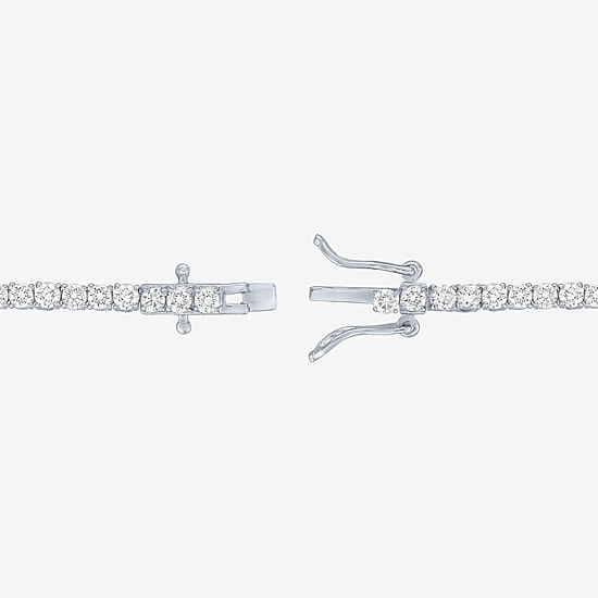Diamond Addiction (G-H / Si2-I1) Womens 5 CT.T.W. White Diamond Sterling Silver 17 Inch Tennis Necklace in Sterling Silver