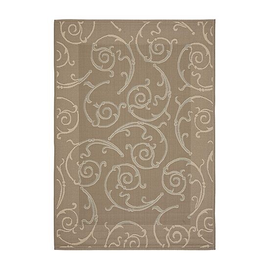 Safavieh Courtyard Collection Hoyt Floral Indoor/Outdoor Area Rug