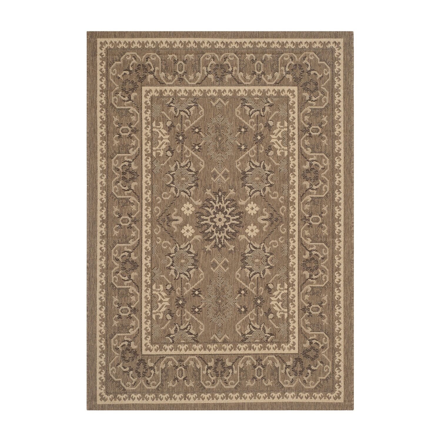 Safavieh Courtyard Collection Ilija Oriental Indoor/Outdoor Area Rug