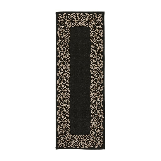Safavieh Courtyard Collection Kiaran Floral Indoor/Outdoor Runner Rug